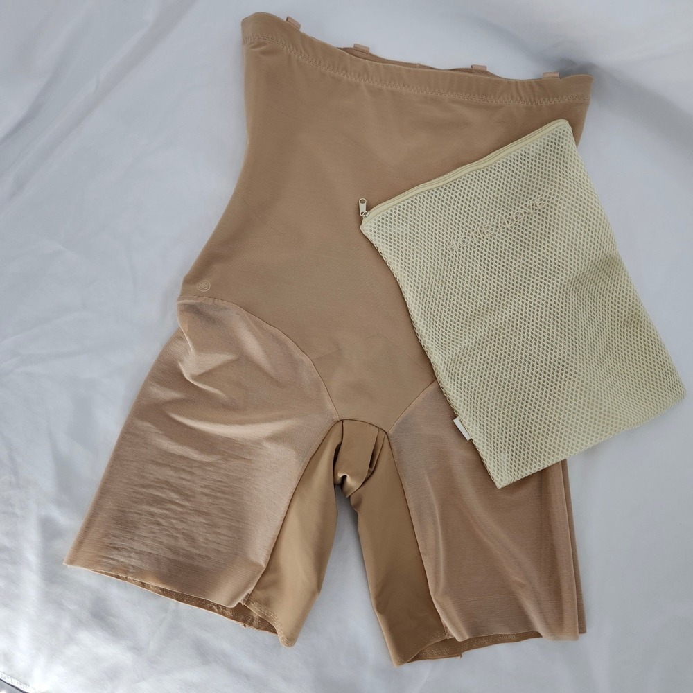 Honeylove Women SuperPower Short XL Sand High Waisted Compression Shapewear - Picture 1 of 9